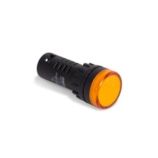 Лампа светодиодная универсальная ANDELI AD16-22D 220V AC/DC (желтая), в категории Светосигнальная аппаратура и Реле управления