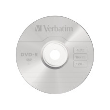 Диск DVD-R Verbatim (43522) 4.7GB 25штук Незаписанный, оборудование в категории Диски DVD, CD