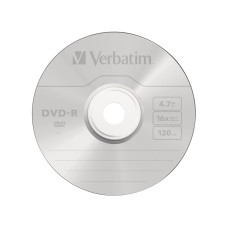 Диск DVD-R Verbatim (43523) 4.7GB 10штук Незаписанный, в категории Диски DVD, CD