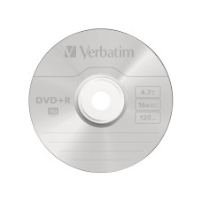 Диск DVD+R Verbatim (43498) 4.7GB 10штук Незаписанный, Диски DVD, CD подбор