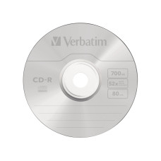 Диск CD-R Verbatim (43352) 700MB 25штук Незаписанный, серия Диски DVD, CD