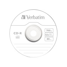 Диск CD-R Verbatim (43351) 700MB 50штук Незаписанный, модельный ряд Диски DVD, CD