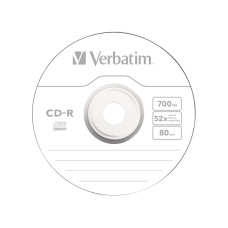 Диск CD-R Verbatim (43437) 700MB 10штук Незаписанный, все Диски DVD, CD