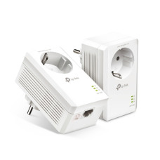 Комплект Powerline адаптеров TP-Link TL-PA7017P KIT, линейка Сетевые карты