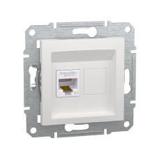 Розетка компьютерная SE EPH4370121 Asfora RJ45 кат. 5е механизм белый, линейка Asfora