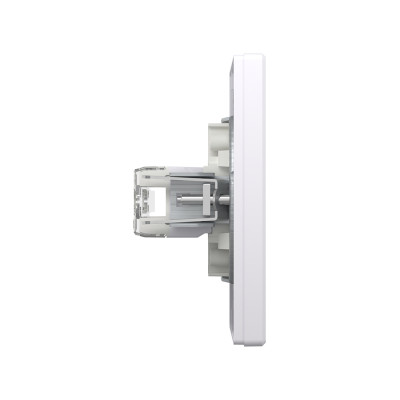 Розетка двойная компьютерная SE EPH4800121 Asfora RJ45 кат. 6 в сборе белый
