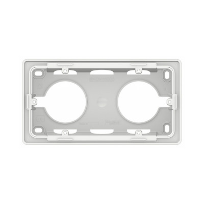 Коробка SE NU800418 Unica New для открытой установки двухпостовая белый