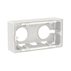 Коробка SE NU800418 Unica New для открытой установки двухпостовая белый, каталог Электроустановочные изделия, г. Павлодар
