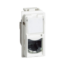 Розетка компьютерная Bticino KW4279C5E Living Now RJ45 cat.5e UTP 1 модуль белый, модельный ряд Bticino