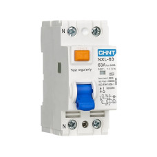 Устройство защитного отключения CHINT NXL-63 6kA 1P+N 25A 30mA AC, оборудование в категории CHINT