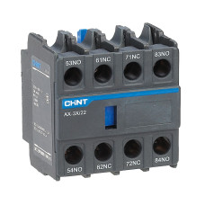 Приставка доп.контакты CHINT AX-3X/22 к Контактору NXC-06~630, Контакторы подбор