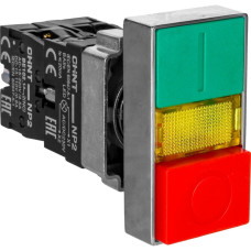 Двойная кнопка CHINT NP2-BW8465 1НО+1НЗ AC230В (LED) IP40, рубрика Светосигнальная аппаратура и Реле управления, г. Павлодар