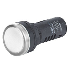 Индикатор CHINT ND16-22D/2 белый AC/DC230В, страница Светосигнальная аппаратура и Реле управления