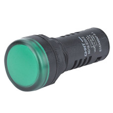 Индикатор CHINT ND16-22D/2 зеленый AC/DC230В, Светосигнальная аппаратура и Реле управления с доставкой (нейтрально, не коммерция)