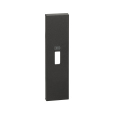 Лицевая панель Bticino KG10C Living Now USB зарядки 1 модуль черный, Bticino наличие в г. Павлодар