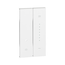 Лицевая панель Bticino KW19 Living Now для кнопочного светорегулятора 2 модуля белый, Bticino с доставкой (нейтрально, не коммерция)