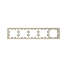 Рамка MERTEN MTN4050-6533 D-Life 5 постовая сахара, страница MERTEN