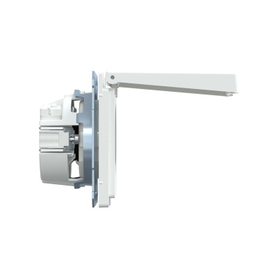 Розетка MERTEN MTN2314-6035 D-Life 16А с з/к с крышкой IP44 белый лотос