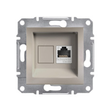 Розетка компьютерная SE EPH4700169 Asfora RJ45 кат.6e механизм бронза, ассортимент в Asfora