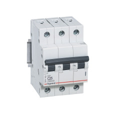 Автоматический выключатель Legrand 419710 3П C 25А RX3 4,5kA, ассортимент в Модульные автоматические выключатели