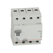 ВДТ Legrand 402063 4П 40А АC RX3 30мA, изделие в категории Устройства дифференциальной защиты