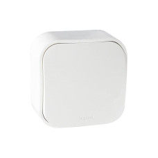 Выключатель без фиксации (кнопка) Legrand Forix 6A 250В IP20 накладной белый, каталог Электроустановочные изделия, г. Павлодар