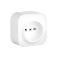 Розетка без зк Legrand Forix 16A 250В IP20 накладная белый, линейка Электроустановочные изделия