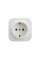 Розетка с зк Legrand Forix 16A 250В IP20 накладная белый