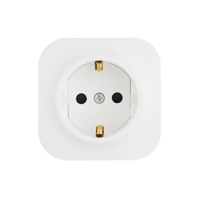 Розетка с зк с зш Legrand Forix 16A 250В IP20 накладная белый