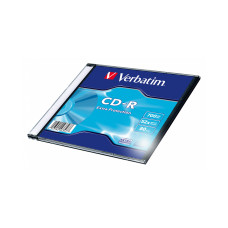 Диск CD-R Verbatim (43347) 700MB 1штук Незаписанный, каталог Диски DVD, CD, г. Павлодар
