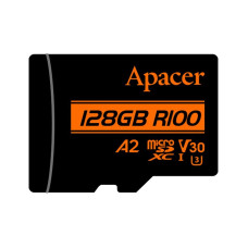Карта памяти Apacer AP128GMCSX10U8-R 128GB с адаптером SD, каталог Карты флеш памяти, г. Павлодар