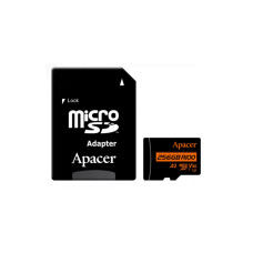 Карта памяти Apacer AP256GMCSX10U8-R 256GB с адаптером SD, все Карты флеш памяти