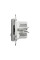 Розетка USB SE EPH2700361 Asfora A+С 2,4А механизм алюминий