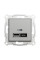 Розетка USB SE EPH2700361 Asfora A+С 2,4А механизм алюминий