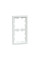 Рамка MERTEN MTN4020-6535 D-Life 2 постовая белый лотос