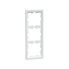 Рамка MERTEN MTN4030-6535 D-Life 3 постовая белый лотос, изделие в категории MERTEN