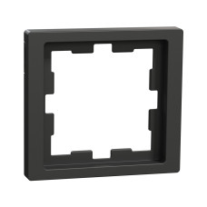 Рамка MERTEN MTN4010-6534 D-Life 1 постовая антрацит, Электроустановочные изделия наличие в г. Павлодар