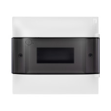 Щит встраиваемый Legrand Practibox S 1х8 IP40 Дымчатая дверь, страница Щиты пластиковые