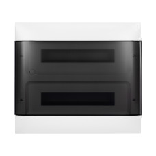 Щит встраиваемый Legrand Practibox S 2х18 IP40 Дымчатая дверь, Щиты пластиковые с доставкой (нейтрально, не коммерция)