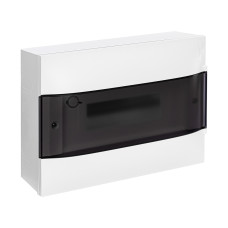 Щит навесной Legrand Practibox S 1х12 IP40 Дымчатая дверь, линейка Щиты пластиковые