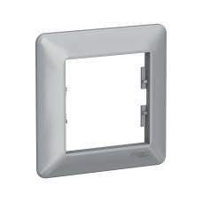 Рамка SE EPH5805161 Asfora EM 1 постовая алюминий, серия Asfora