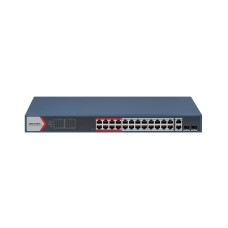 Коммутатор Hikvision DS-3E1326P-EI(B), все PoE Коммутаторы
