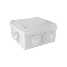 Коробка ответвительная с 6 кабельными вводами DKC 53801 д.25мм IP55, 100х100х50 мм, ассортимент в Распределительные коробки