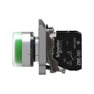 Кнопка SE XB4BP31 22мм зелёная