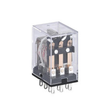 Промежуточное реле CHINT JZX-22F(D) 4 конт. с инд. LED 3А 220В DC, обзор Светосигнальная аппаратура и Реле управления
