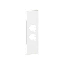 Лицевая панель Bticino KW09 Living Now для TV розеток с 2 отверстиями 1 модуль белый, рубрика Bticino, г. Павлодар