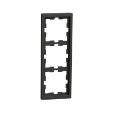 Рамка MERTEN MTN4030-6534 D-Life 3 постовая антрацит, в категории MERTEN