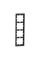 Рамка MERTEN MTN4040-6534 D-Life 4 постовая антрацит