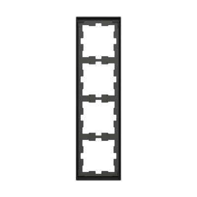 Рамка MERTEN MTN4040-6534 D-Life 4 постовая антрацит