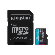 Карта памяти Kingston SDCG4/128GB Canvas Go Plus A2 U3 V30 128GB, Карты флеш памяти ассортимент
